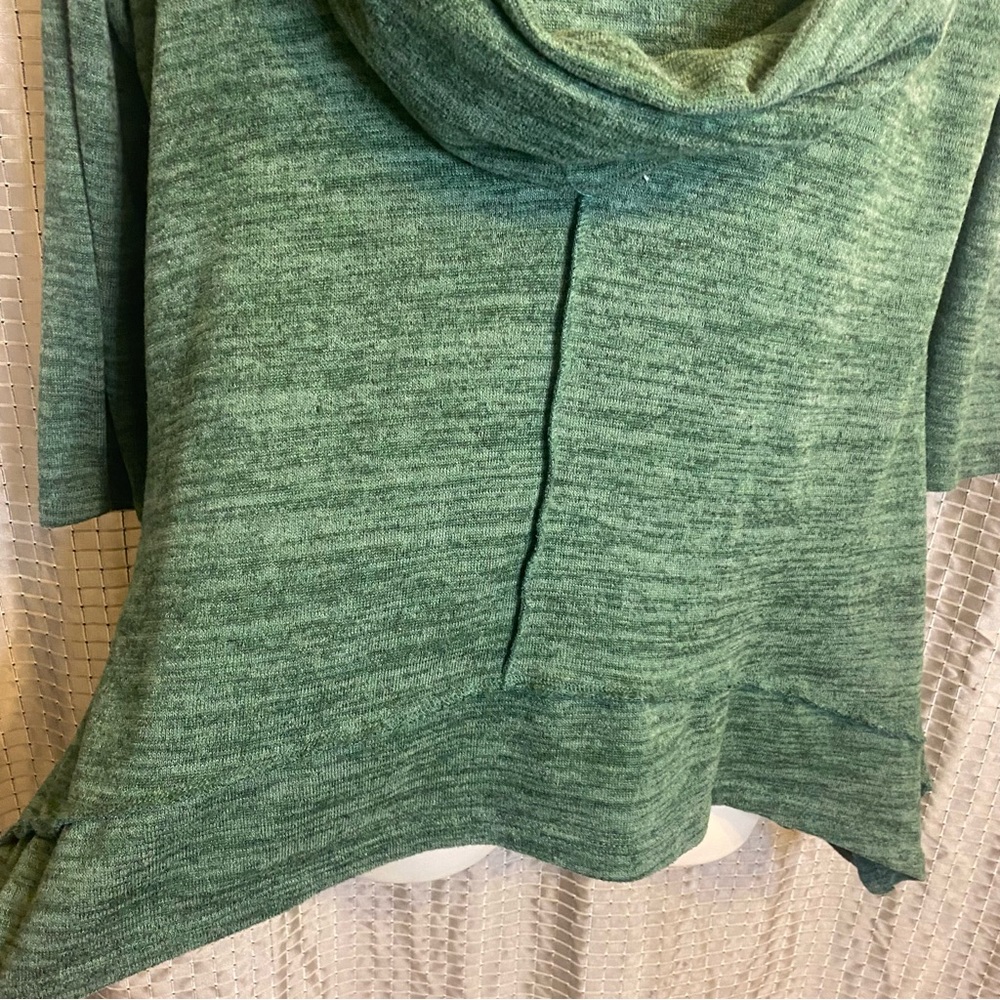 Coco Bianca Hunter Green Cowl Top Medium - Picture 4 of 5